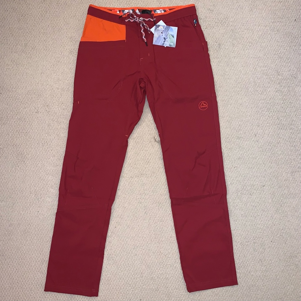 La Sportiva Men’s Talus Pants Chilli/Pumpkin L